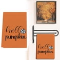 thumbnail image 2 of CoreLiving Fall Kitchen Towels Halloween Hand Towels Decorative Pumpkin Dish Towels Absorbent Decorative Hand Towels for Bathroom Kitchen Thanksgiving Decor, 2 of 10