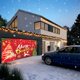 thumbnail image 5 of Uuiauoio Christmas Garage Banner Polyester Holiday Decorations Large Outdoor Indoor Party Backdrop Festive Scene Door Wall Hanging for Xmas New Year Seasonal Celebration, 5 of 6