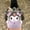 Kuromi B, variant on New Cartoon Lovely Plush Backpack Cinnamoroll Kuromi Heart Large Capacity My Melody Shoulders Bag Christmas Gift