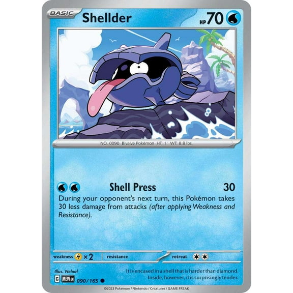 Pokemon Scarlet & Violet 151 Common Shellder #90