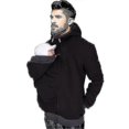 thumbnail image 1 of Jacket Multifunctional 3 In 1 Dad Kangaroo Jacket Sweatshirt Maternity Men, 1 of 5