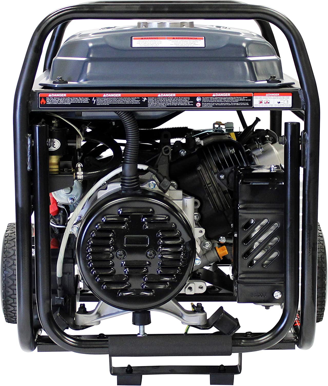 A-iTech 6000 Watt Portable Generator Gas & Propane Powered with Electric Start for Jobsite, RV, Home Backup Emergency (AT10-260001)