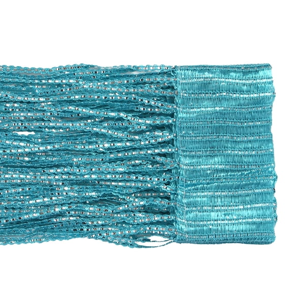 Lake Blue Hanging String Curtain Panel Door Fly Screen Room Divider 39 x 79 inches
