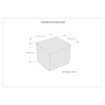 thumbnail image 4 of Simpli Home Fredrik Square Pouf, 4 of 7