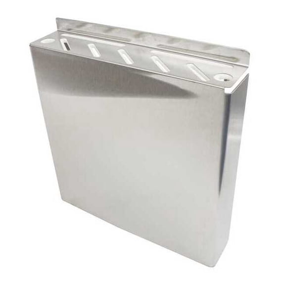 Crestware Knife Rack,12 In,Stainless Steel KRS12