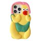 thumbnail image 1 of For iPhone 16 Pro Max Silicone Case Cute Chicken Design Shockproof Phone Back Cover, 1 of 5