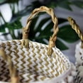 thumbnail image 6 of Tradecan Macrame Woven Seagrass Belly Basket for Storage, Decoration, Laundry, Picnic, Plant Pot Cover,and Grocery and Toy Storage, 6 of 13