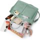 thumbnail image 3 of LHSHID Canvas Tote Bag with Multi Pockets Everything Tote for Women Church Bag Mommy Diapper Bag with Compartments, 3 of 6