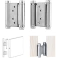 thumbnail image 2 of Heavy Duty Commercial Grade Side Mount Spring Hinge, Compact Durable Exquisite Craft Stainless Steel For Cafe Bar Counter Doors, Auto-close With Tension Adjustment (78Mm), 2 of 5