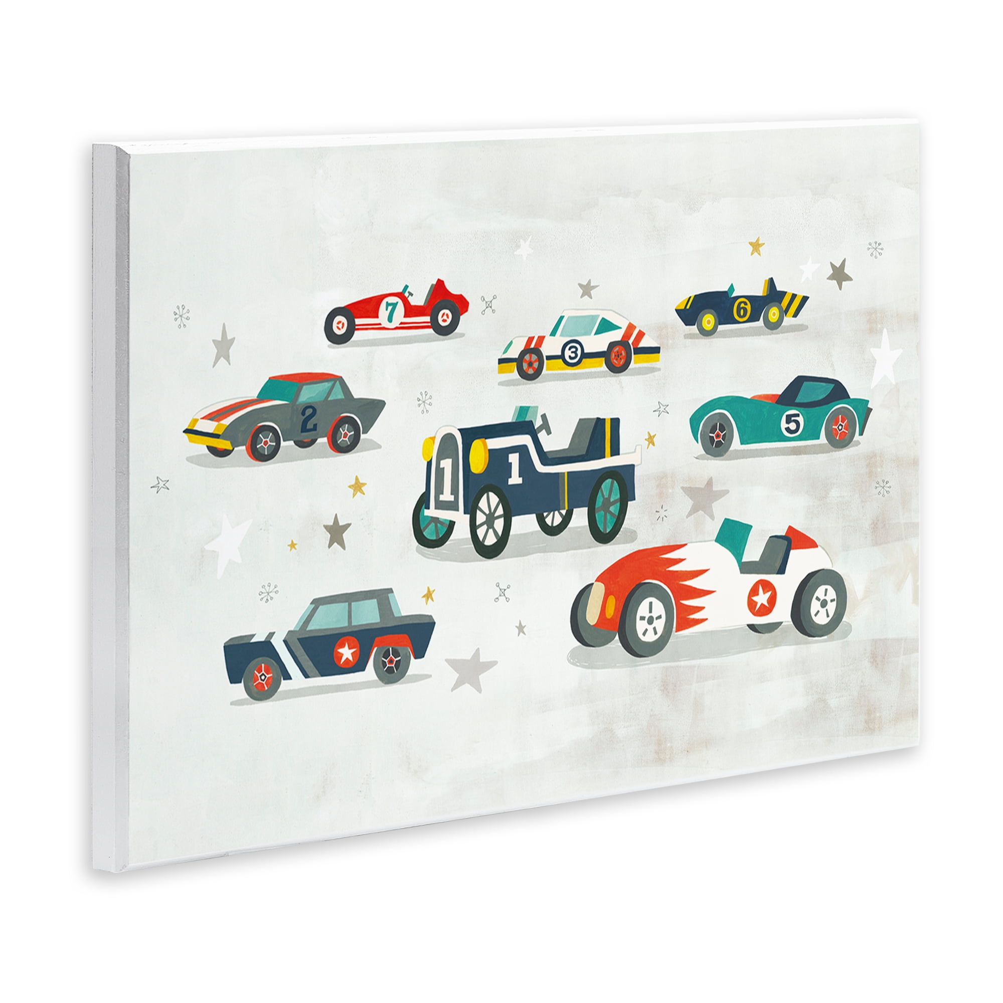 Stupell Industries Various Vintage Race Cars Transportation Painting Unframed Art Print Wall Art, 15 x 10