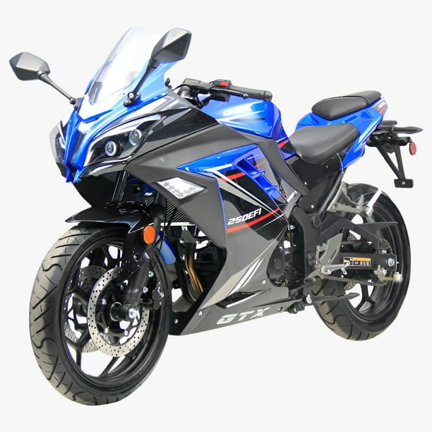 Vitacci GTX-250 Black Motorcycle | EFI Manual 5 Speed - Walmart