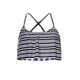 thumbnail image 3 of Set Bragas Cintura Alta Mujer De Moda Vacación Fiestas Stripe XL Baoblaze trajes de baño de las mujeres, 3 of 8
