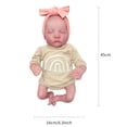 thumbnail image 3 of 1 Pc 18 Inch Handmade Lovely Levi Bebe Reborn Doll 3D Painted Skin Newborn Baby Doll Cloth Body(genderless) Pacifier Send Random, 3 of 5