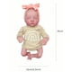 thumbnail image 3 of 1 Pc 18 Inch Handmade Lovely Levi Bebe Reborn Doll 3D Painted Skin Newborn Baby Doll Cloth Body(genderless) Pacifier Send Random, 3 of 5