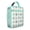 Greenish-blue-27, variant on Sailing Theme Insulated Lunch Bag, Reusable Waterproof Tote with Anchor, Compass, and Ship Helm Design, Nautical Beach Cooler for Travel or Office Use