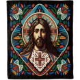 thumbnail image 4 of Jesus Bible Blanket for Wmoen & Men Christian Religious Gifts 350gsm Soft Plush Warm & Cozy Flannel Bedding God Print Blankets for Girl Boy Birthday Gifts 60×50inch, 4 of 6