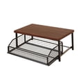 thumbnail image 3 of Flynix Countertop Organizer Coffee Machine Storage Shelf Kitchen Microwave Storage Rack Black, 3 of 8