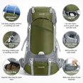 thumbnail image 4 of Mochila de Senderismo HOMIEE 50L Impermeable para Camping, 4 of 8