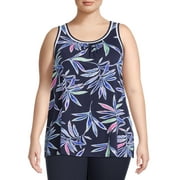 Secret Treasures Women's Plus Size Shirred Sleep Tank Top