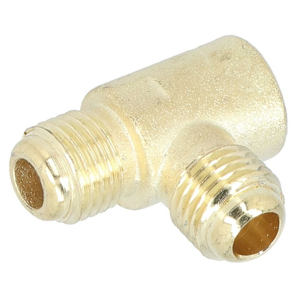 Adaptador en T, Adaptador en T de 2 piezas Adaptador de válvula de retención de instalación de tubería en T de aceite Multifuncional