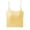 Light Yellow, variant on MDUKONU Womens Spaghetti Strap Crop Tank Top Double Lined Tight Shirts | Adjustable Camisole Tops, Scoop Neck Sleeveless, Y2k Going Out, Basic Cami Size: M Black
