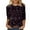 C, variant on Fvwitlyh Summer Outfits Tops For Womens Casual Summer Tops Three Quarter Sleeve Round Neck Tee T Shirt St Patricks Day Printed Loose Side Split Tunic Blouse E,XXL