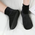 thumbnail image 2 of Men's Velvet Slipper Socks with Grips Non Slip Soft Cozy Fleece Lined Socks for Cold Winter, 2 of 7