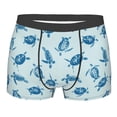 thumbnail image 4 of Goofa Turtle Printed Men's Boxer Briefs Underwear, Moisture-Wicking Underwear, Trunk,Soft and Breathable Cotton Underwear-Medium, 4 of 9
