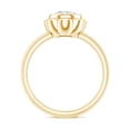 thumbnail image 2 of Rosec Jewels 1 Carat Lab Grown Diamond Flower Engagement Ring for Women - EF-VS Grade Certified - Gift for special occasions, 14K Yellow Gold, US 4.50, 2 of 8