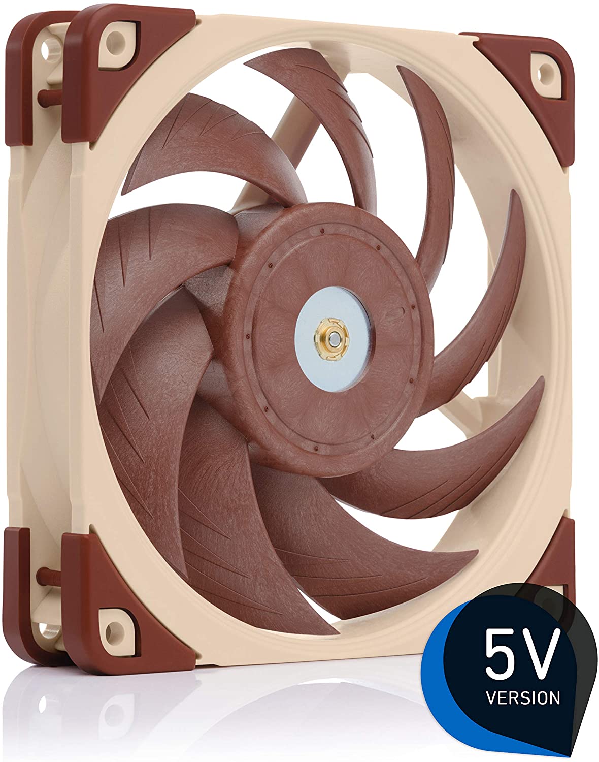 Noctua NFA12x25 5V, Premium Quiet Fan with USB Power Adaptor Cable, 3