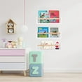 thumbnail image 4 of Esonal White Nursery Floating Wall Shelf Nursery Décor 16" Wall Book Shelves for Bedroom Organizer 3 Pcs 3.4lb, 4 of 7