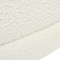 thumbnail image 3 of Shep 36" Curved Dog Sofa Bed Medium Ivory White Boucle, 3 of 8