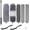 9pcs, variant on 7 Pcs Microfiber Feather Duster with 100-inch Telescopic Extendable Pole, Washable and Reusable Cobweb Duster Kit, Dusters for Cleaning High Ceiling,Fan,Furniture,Blinds
