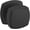 Black, variant on Baldwin 5011056PRIV 5011 Privacy Door Knob Set - Nickel