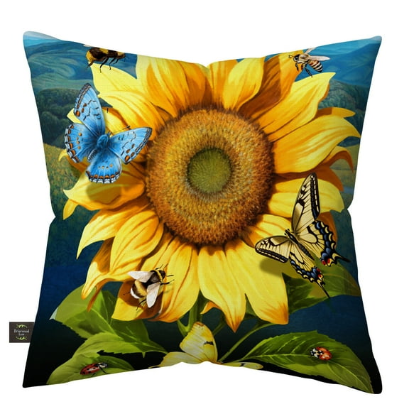 Briarwood Lane Sunflower Dance Indoor/Outdoor Pillow