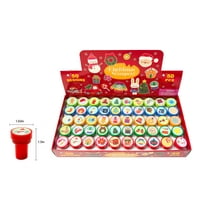 TINYMILLS Christmas Stampers for Kids – 50 PCS Cute Kawaii Self-Inking Stampers with 50 Designs, Fun Holiday Party Favors, Classroom Rewards, Stocking Stuffers, Christmas Goodie Bag Fillers