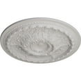 thumbnail image 3 of 38 3/8"OD x 2 7/8"P Oslo Ceiling Medallion (Fits Canopies up to 7 5/8"), Hand-Painted Ultra Pure White, 3 of 6