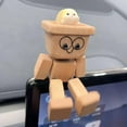 thumbnail image 2 of Homemoh Shaking Wooden Man, Shaking Wooden Man Figurine for Car Dashboard, Handmade Shak Feet Woodens Doll, Funny Cars Ornaments Wood Desktop Decor, Car Dashboard Accessories, 2 of 5