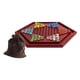 thumbnail image 4 of Damas chinas tradicionales, juegos de mesa familiares para niños y adultos, multijugador, regalo de Navidad, juego de estrategia clásico hecho a mano canicas claras, 4 of 9