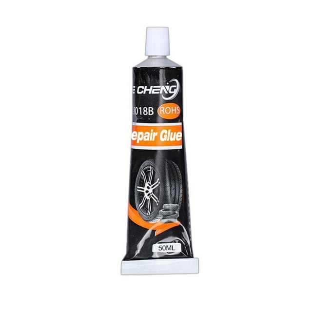RKSTN Adhésif de Réparation Adhésif Spécial pour Réparer les Pneus Automobiles Adhésif pour Sceller Imperméabiliser Isolation Rayures Fissures le Côté Réparation de Rayures Adhésif 50ML