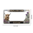 thumbnail image 4 of Ainf Cow Commemorative Edition License Plate Cow License Plate Animal Cows & License Plate Holder Metal Vehicles Standard For Front, 4 of 9