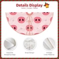 thumbnail image 5 of Bingfone Christmas Tree Skirt Mat Christmas Decoration Interior 30"-Pig Noses, 5 of 8