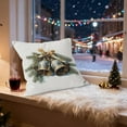 thumbnail image 6 of NWOKYZGH 1Pc Christmas Pillow Covers Xmas Tree Vintage Decorative Throw Pillow Covers 17x17 Pine Tree Holly Berry Pillow Case Cushion Case for Holiday New Year Decoration Couch Sofa, 6 of 6