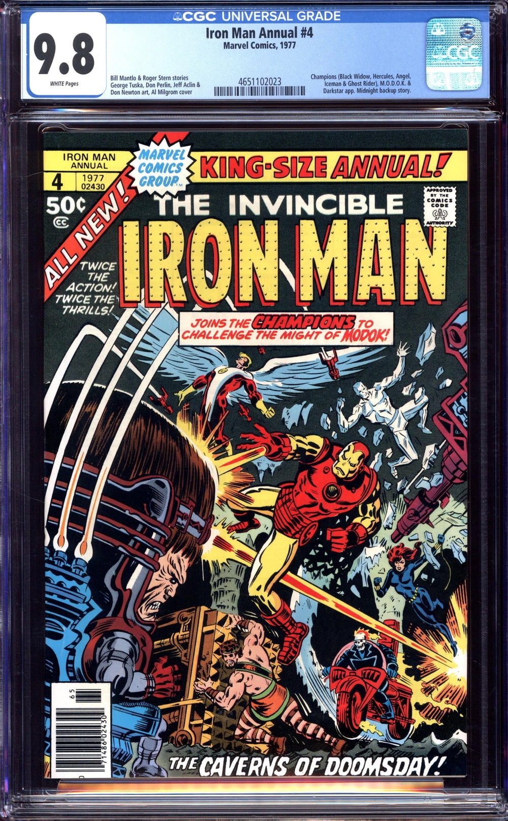 Iron Man Annual #4 - CGC 9.8 Comic Book