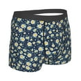 thumbnail image 2 of KLL Daisy Floral B Men's Cotton Boxer Briefs Underwear-Small, 2 of 8