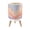 Color 1, variant on Small Trash Can with Lid Moon Starry Night Sky Turquoise Nebula Cosmic Space 1.8 Gallon Dog Proof Trash Can Round Garbage Can Waste Bin Wastebasket for Bathroom Bedroom Living Room