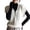 Black Shirts, variant on CAIVO Plus Size Tops Women's Semi High Neck Blouse Long Sleeve Shirt Elegant Ruffle Detail Casual Comfortable Stretchable Basic Layering Piece Comfort Solid Color Back To School Dailywear