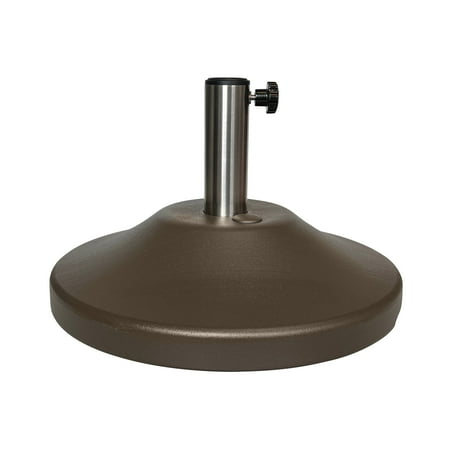 US Weight Premium 50 Pound Prefilled Umbrella Base for Patio Table - Bronze
