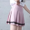 thumbnail image 5 of PIKADINGNIS High Waist Pleated Skirts Women Kawaii Harajuku Preppy Style Mini Skirts Girls Japanese Uniform A-Line Short Skirt, 5 of 6