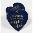 thumbnail image 2 of Inkdotpot Thank You From The New Wedding Bottle Tag Real Gold Foil Favor Hang Tag 50 Pack, 2 of 6